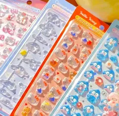 3D サンリオ 立体 ボンボン ステッカー