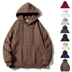 メンズ パーカー 長袖パーカー ジップアップパーカー 秋パーカ フード付き スウェット大きいサイズ parka 秋服 秋 秋物