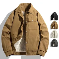 アウター メンズ ミリタリージャケット ジャンパー ブルゾン 暖か 秋冬 防寒着 綿入り 厚手 秋ジャケット 30代 40代 50代 60代