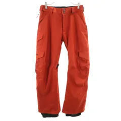 BURTON バートン スノーボード カーゴパンツ S オレンジ メンズ 古着