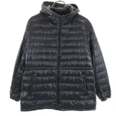 UNIQLO ユニクロ ウルトラライトダウンジャケット XL ブラック 収納袋付き レディース 古着