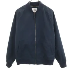 美品 GAP ギャップ 中綿ジャケット S ネイビー ブルゾン メンズ 古着