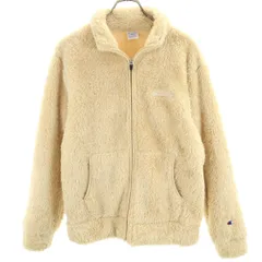 Champion チャンピオン フリースジャケット L ベージュ ユニセックス メンズ 古着