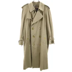 Burberrys バーバリーズ 90s 英国製 オールド 裏 ノバチェック トレンチコート 46 ベージュ メンズ 古着