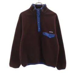 patagonia パタゴニア 90s オールド レジスター スナップT フリースジャケット M ブラウン系 プルオーバー アウトドア 25590 メンズ 古着