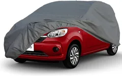 Softclub ボディーカバー 裏起毛 車カバー 軽自動車 4層構造 防水防塵防輻射紫外線 四季対応 カーカバー 軽自動車365x170x170 CM グレー/不織布 (グレー,  365x170x170CM)