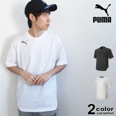PUMA プーマ 半袖 Tシャツ FTBLNXT HYBRID SS ロゴ Tシャツ コットン ブラック 657034