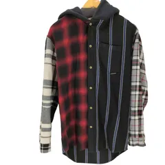 アレキサンダーワン Alexander Wang WOOL TARTAN HOODED SHIRT メンズ  Sのサムネイル
