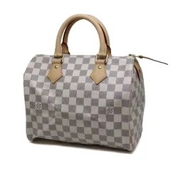 ルイヴィトン　ダミエ アズール スピーディ 25 ミニボストンバッグ　ハンドバッグ　ホワイト　ゴールド金具　N41371