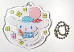 【中古】キーホルダー シナモロール さんさんぴくにっく!ミニアクリルキーホルダー 「サンリオキャラクターズ」