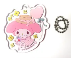 【中古】キーホルダー マイメロディ さんさんぴくにっく!ミニアクリルキーホルダー 「サンリオキャラクターズ」