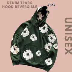 正規並行輸入品 Denim Tears デニムティアーズ フーディー フードパーカー プルオーバー フードリバーシブル 花柄 メンズ レディース ユニセックス