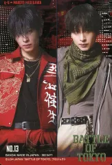 【中古】コレクションカード(男性) No.13：ROWDY SHOGUN ≠ THE RAMPAGE/長谷川慎(q-b)/「BATTLE OF TOKYO ツインウエハース 2025」メタリックプラカード