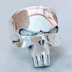 UNDERCOVER ハーフスカル シルバー リング サイズ：19号 - メルカリ
