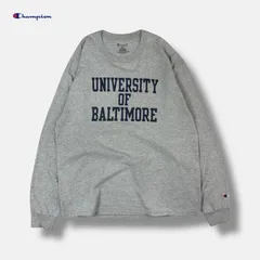 90s Champion long sleeve T-shirt グレー XL