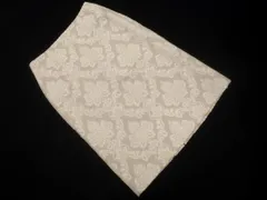 NATURAL BEAUTY BASIC ナチュラルビューティーベーシック 総柄 タイト スカート sizeL/グレーｘ白 ◇■ レディース