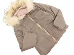 KUMIKYOKU 組曲 リバーシブル ダウン ジャケット size2/グレーxベージュ ◆■ レディース