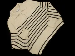 ZARA ザラ ボーダー ニット セーター sizeS/オフホワイトｘ紺 ◇■ レディース