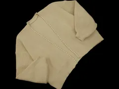 titivate ティティベイト パールビーズ ボリュームスリーブ ショール カーディガン sizeS/ベージュ ◇■ レディース