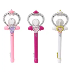 光＆音! エンジェルスティック 3色セット 光る 魔法少女 なりきり おもちゃ 縁日 お祭り 景品 203-471