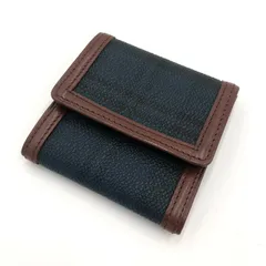 【美品】ポロラルフローレン コインケース 小銭入れ PVC レザー ダークネイビ