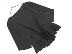 GRACE CONTINENTAL グレースコンチネンタル フリル ブラウス シャツ size36/黒 ◇■ レディース