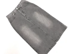 COLONY 2139 コロニートゥワンスリーナイン スリット タイト デニムスカート sizeS/グレー ■■ レディース