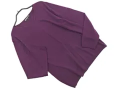 BEAUTY & YOUTH ビューティ&ユース ユナイテッドアローズ ウール100% Vネック ニット カットソー sizeS/紫 ◇■ メンズ