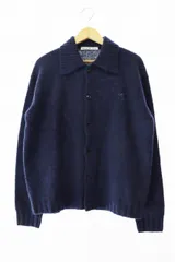 アクネ ストゥディオズ Acne Studios 刺繍 ポロウール カーディガン FN-MN-KNIT000439 S ディープブルー ブランド古着ベクトル 中古 ☆AA★ 250118のサムネイル