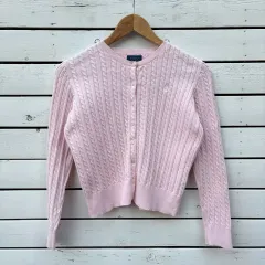 POLO ポロ ケーブル ケーブル編み ニット カーディガン