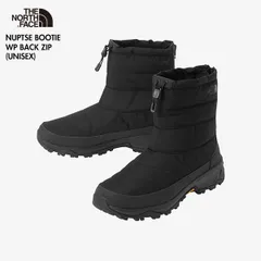 ［2025最新モデル］ THE NORTH FACE ザ ノースフェイス NF52577 ヌプシ ブーティ WP バックジップ ユニセックス Nuptse Bootie KKTNFブラック 26cm(8)