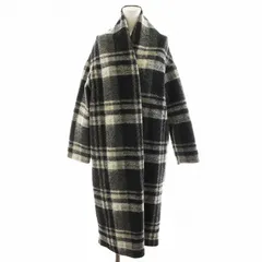 シップス SHIPS イタリアンチェックロング羽織り カーディガン グレー 黒 ブラック 314-15-0521 /AN29