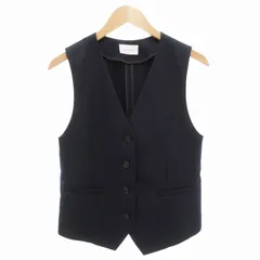 グリーンレーベルリラクシング ユナイテッドアローズ green label relaxing 美品 ジレ ベスト 3B 紺 ネイビー /FF