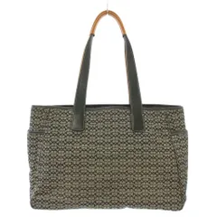 コーチ COACH トートバッグ ハンドバッグ ミニシグネチャー ロゴチャーム キャンバス レザー 総柄 黒 ブラック グレー 5707 /BB