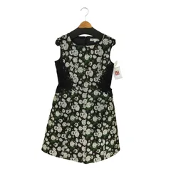 スーパービューティ super beauty ローズ柄 ジャガード ワンピース レディース JPN：40 