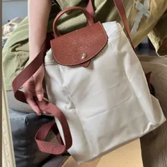 LONGCHAMP ロンシャン ルプリアージュ リュック ホワイト