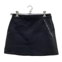 中古 レディース アディダスゴルフ adidas GOLF スカート L 黒 ブラック ストレッチ