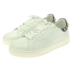 ランバン LANVIN スニーカー スニーカー FMSKDK0ASTUDH2300M2 ホワイト/シルバー レザー スニーカー メンズ 新品のサムネイル