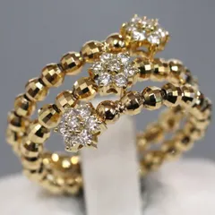 2025年最新】k18 フラワーモチーフ ダイヤモンドリングの人気アイテム