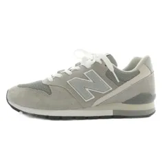 ニューバランス NEW BALANCE CM996BG スニーカー スエード メッシュ ローカット ロゴ US8.5 26.5cm グレー /XZ ■GY18