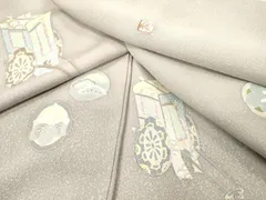 平和屋着物■訪問着　友禅　作家物　御所車文　暈し染め　正絹　逸品　DAAZ6255fe