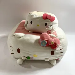 ★ SANRIO サンリオ HELLO KITTY ハローキティ×はんなり豆腐  ２点 まとめ商品 ぬいぐるみ クッション 現状品 0.5kg