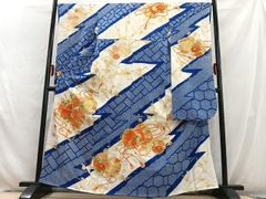 平和屋本店□極上 白泥染の第一人者・絣の魔術師 恵積五郎 本場大島紬