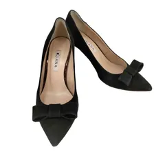 ダイアナ DIANA リボンスエードパンプス レディース  23.5