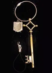 【中古】キーホルダー・マスコット(キャラクター) エレンの鍵 メタルキーリング 「進撃の巨人」