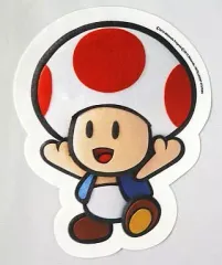 【中古】タオル・手ぬぐい(キャラクター) キノピオ マイクロファイバーミニタオル 「ペーパーマリオ スーパーシール」