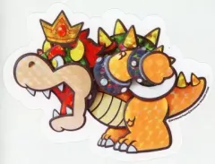 【中古】タオル・手ぬぐい(キャラクター) クッパ マイクロファイバーミニタオル 「ペーパーマリオ スーパーシール」