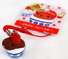 [중고]키홀더·마스코트(캐릭터) 카피바라씨 뿌리내기(레드)