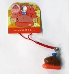 [중고] 키홀더 마스코트 (캐릭터) 카피바라 씨 뿌리 내림 (레드) [카피바라 씨 ~ 흠뻑 명태자 ~] 후쿠오카 한정
