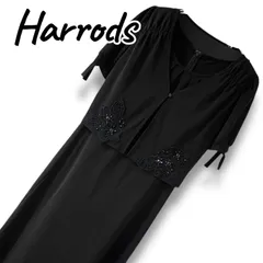 Harrods ハロッズ ブラック スカートセットアップ  レディース フォーマル 上質素材 Mサイズ相当 0000875OC